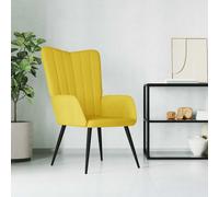 vidaXL Sedia Relax Giallo Senape in Velluto