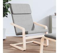 vidaXL Sedia Relax Grigio Chiaro in Tessuto