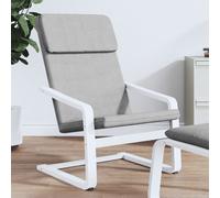 vidaXL Sedia Relax Grigio Chiaro in Tessuto