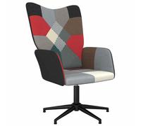 vidaXL Sedia Relax in Tessuto Patchwork