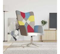 vidaXL Sedia Relax in Tessuto Patchwork