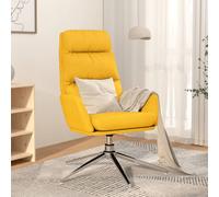 vidaXL Poltrona relax giallo senape