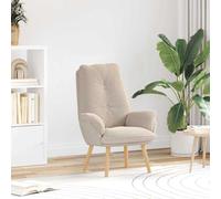 vidaXL Sedia rilassante Grigio chiaro 69 x 74 x 93 cm Tessuto
