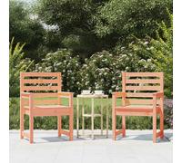 vidaXL Sedie da Giardino 2pz 60x48x91 cm Legno Massello di Douglas
