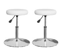 VIDAXL - Sedie Da Pranzo 2 Pz Bianche In Similpelle