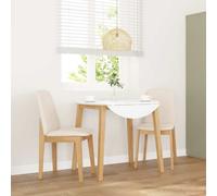 vidaXL Sedie da Pranzo con Cuscini in Legno Massello di Hevea 2 pz