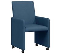 vidaXL Sedia da Pranzo per la Cucina. Arredamento Moderno, mobili per la casa, Minimalista ed ergonomica in Tessuto Rettangolare per Uso Interno.