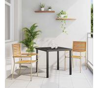 vidaXL Sedie impilabili da giardino 2 pcs Marrone e Beige