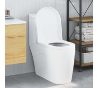 vidaXL Sedile del WC Bianco 48 x 36.5 x 4.5 cm Polipropilene