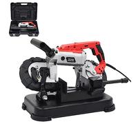vidaXL Sega a Nastro con Base e Custodia Portatile in Acciaio