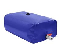 vidaXL Serbatoio Acqua con Rubinetto Pieghevole 500 L in PVC