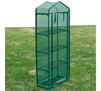 vidaXL Serra con 4 Piani per Giardino Verde Coltivazione Piante Sementi Vivaio