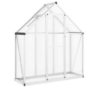 vidaXL Serra con Base Argento 169x58x195 cm in Alluminio