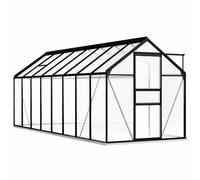 vidaXL Serra con Telaio Base Antracite 9,31 m² in Alluminio