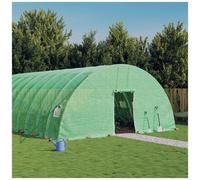 vidaXL Serra con Telaio in Acciaio Verde 144 m² 24x6x2,85 m