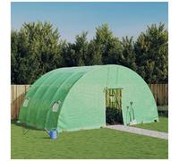 vidaXL Serra con Telaio in Acciaio Verde 24 m² 6x4x2,85 m