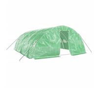 vidaXL Serra con Telaio in Acciaio Verde 30 m² 6x5x2,3 m