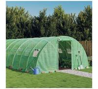 vidaXL Serra con Telaio in Acciaio Verde 32 m² 8x4x2 m