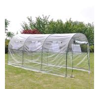 vidaXL Serra Esterna con Ampia Cabina Portatile per Piante da Giardino