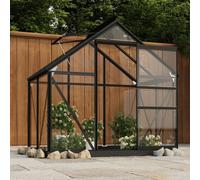 VIDAXL - Serra In Vetro Antracite 155x103x191 Cm Telaio In Alluminio