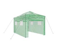 vidaXL Serra Passante con Struttura Pop-up Verde 410x280x315 cm Acciaio