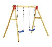 Set Altalena da Giardino 230x130x166 cm in Legno di Pino