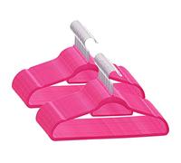 Set Appendiabiti 50 pz Antiscivolo Rosa in Velluto