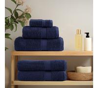 vidaXL Set ASciugamani SOLUND 12 pz Blu Navy 600 gsm
