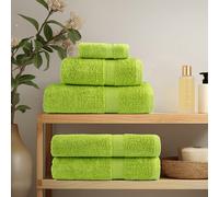 vidaXL Set ASciugamani SOLUND 6 pz Verde Mela 600 gsm