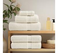 vidaXL Set ASciugamani SOLUND 8 pz Crema 600 gsm