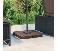 vidaXL Set Base per Ombrellone 4 pz con Supporto a Croce 100 kg PP
