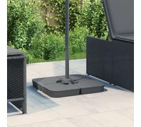 vidaXL Set Base per Ombrellone 4 pz con Supporto a Croce 100 kg PP