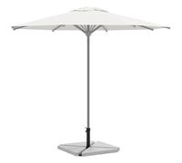 vidaXL Set Base per Ombrellone da Giardino 5 pz in Granito e Acciaio