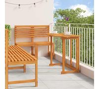 vidaXL Set Bistro da Giardino 5 pcs Marrone Legno di Acacia Massello