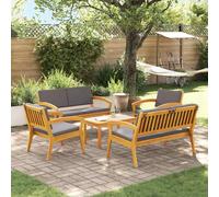 vidaXL Set bistrot 5 pcs Marrone 75 x 45 x 38cm