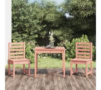 vidaXL Set Bistrot da Giardino 3 pz in Legno Massello di Douglas
