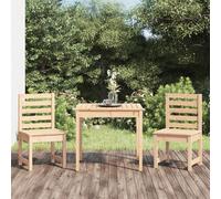 vidaXL Set Bistrot da Giardino 3 pz in Legno Massello di Pino