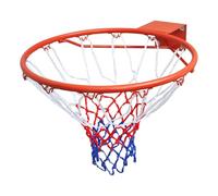 vidaXL Set Canestro da Basket con Rete Arancione 45 cm