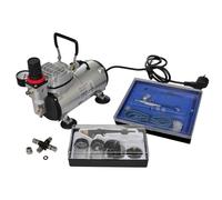 vidaXL Set Compressore Aerografo con 2 Pistole