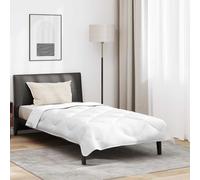 vidaXL Set Coperta Invernale 2 pcs Bianco 140 x 220 cm Microfibra