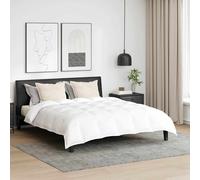 vidaXL Set Coperta Invernale con cuscino 3 pcs Bianco 240 x 200 cm