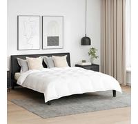vidaXL Set Coperta Invernale con cuscino 3 pcs Bianco 240 x 260 cm