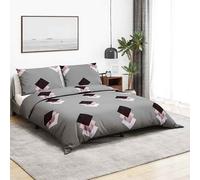 vidaXL Set Copripiumino Multicolore 200x200 cm in Cotone