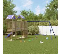 vidaXL Set da Gioco da Esterno in Legno di Pino Impregnato