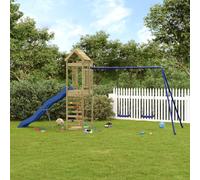 vidaXL Set da Gioco da Esterno in Legno di Pino Impregnato