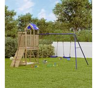 vidaXL Set da Gioco da Esterno in Legno di Pino Impregnato