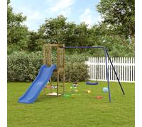 vidaXL Set da gioco da esterno in legno di pino impregnato