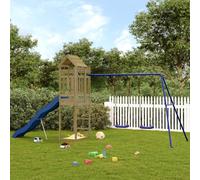 vidaXL Set da Gioco da Esterno in Legno di Pino Impregnato