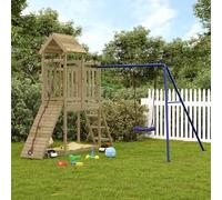 Set da Gioco da Esterno in Legno di Pino Impregnato