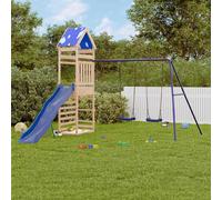 vidaXL Set da Gioco da Esterno in Legno Massello di Pino